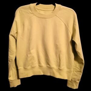 Lululemon Yellow Stretch Crewneck Sweatshirt